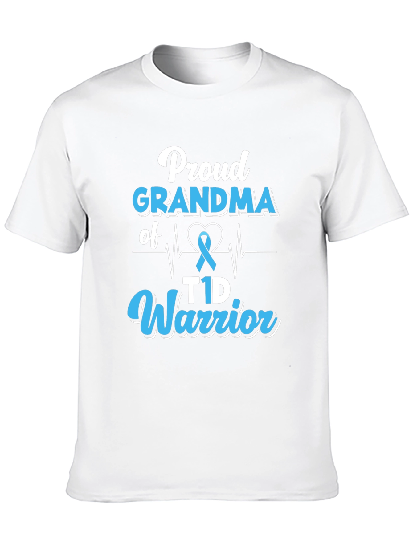 Proud Grandma T1D Warrior Graphic Tee