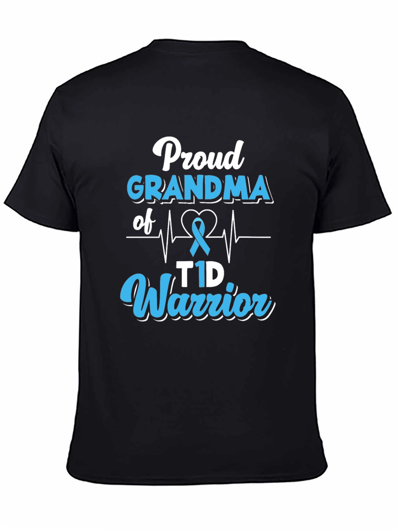 Proud Grandma T1D Warrior Graphic Tee