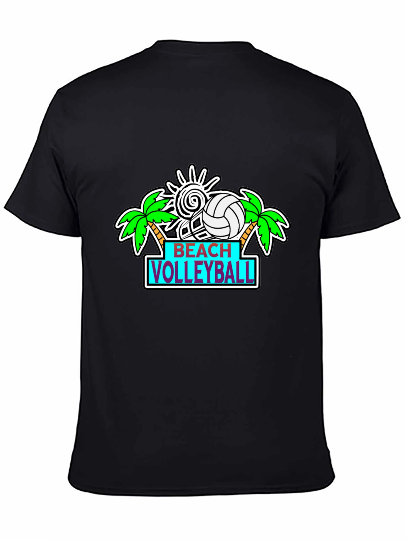 Beach Volleyball Graphic T-Shirt