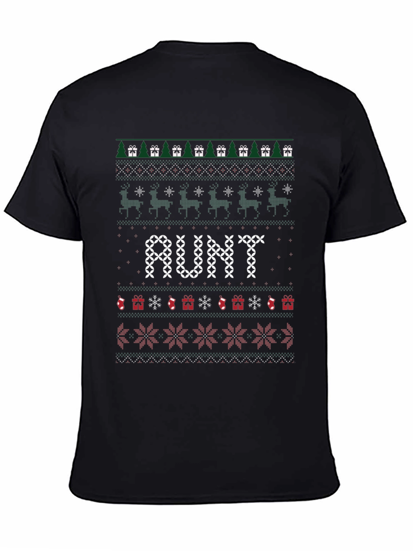 Aunt Christmas Ugly Sweater T-Shirt