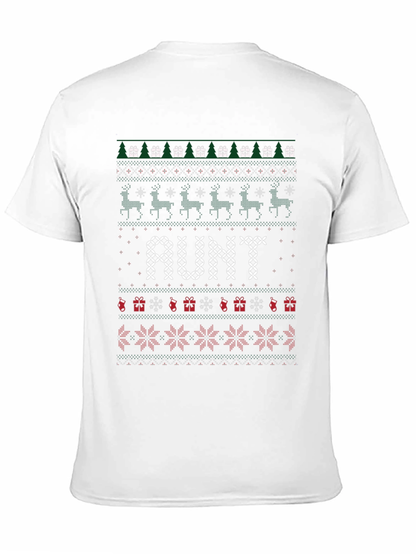 Aunt Christmas Ugly Sweater T-Shirt
