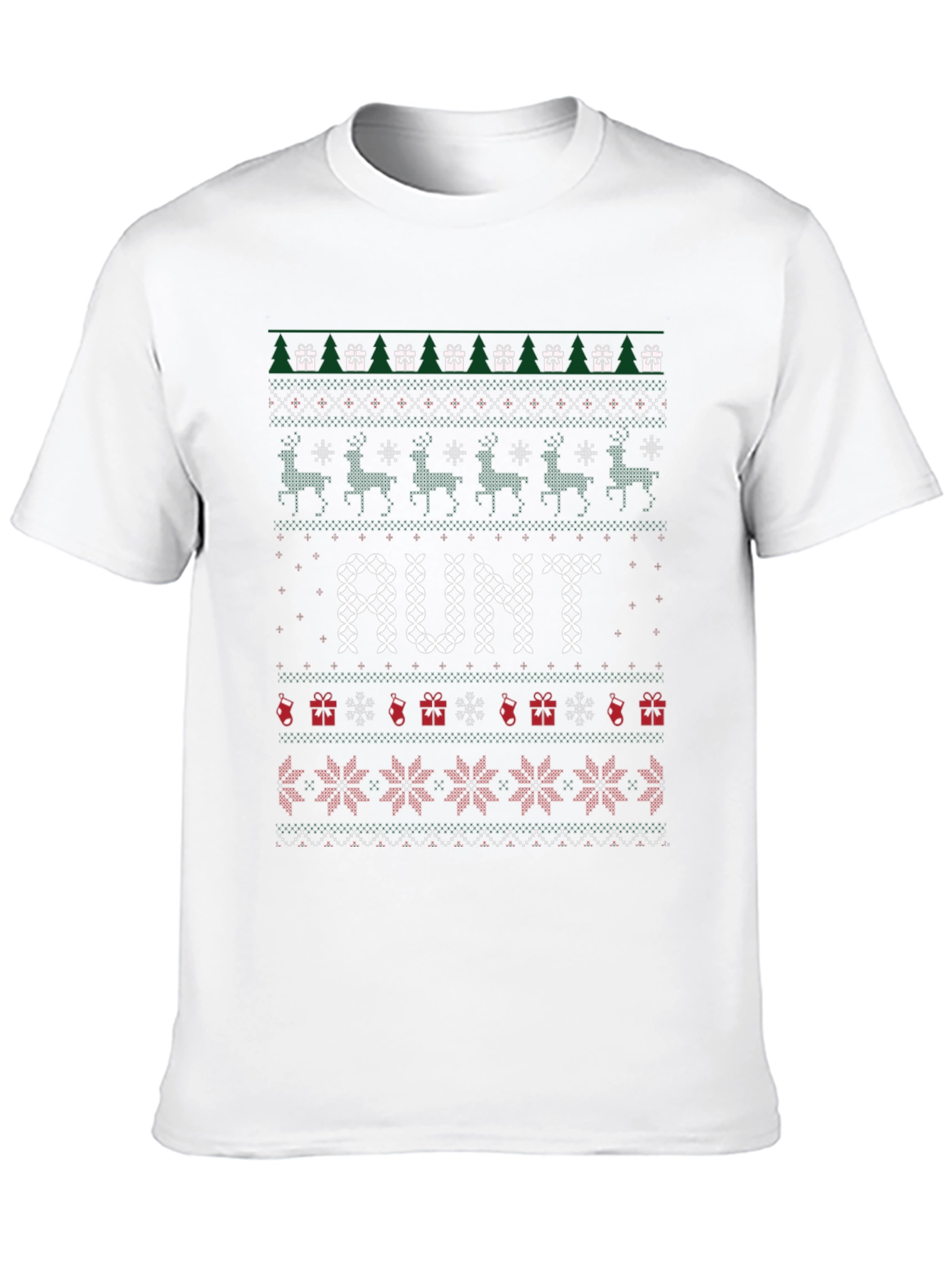 Aunt Christmas Ugly Sweater T-Shirt