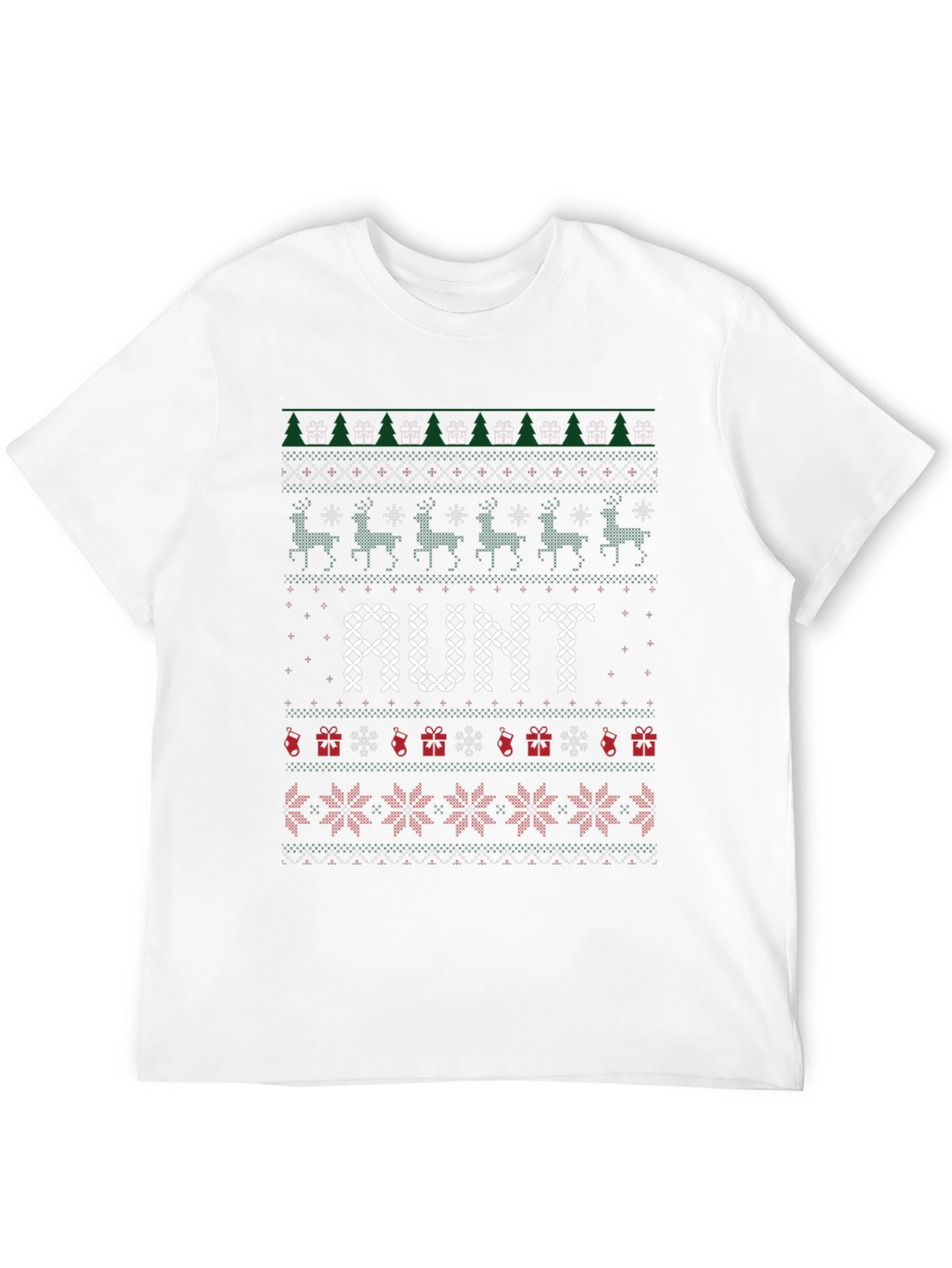 Aunt Christmas Ugly Sweater T-Shirt