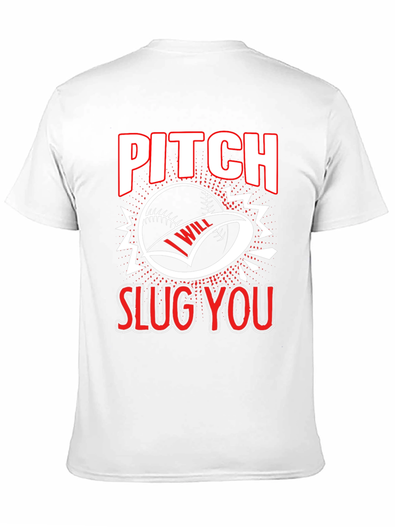 Pitch Slug You Baseball Graphic Tee