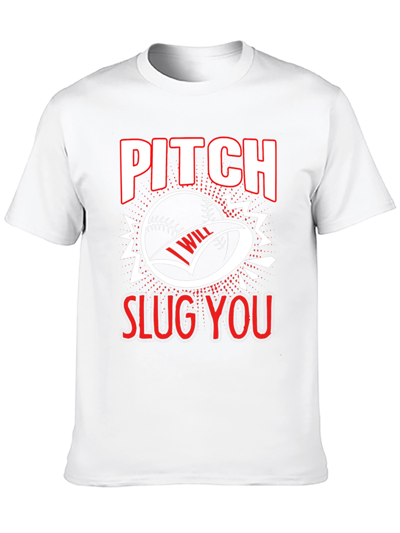 Pitch Slug You Baseball Graphic Tee