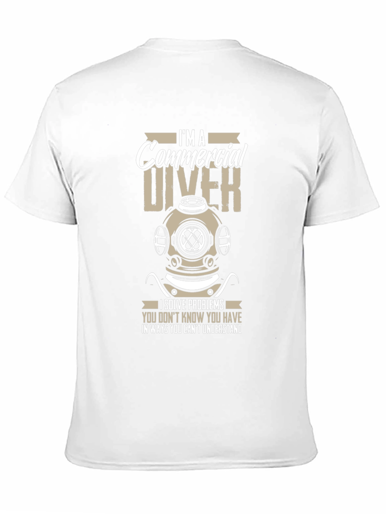 Commercial Diver Graphic Tee - Problem Solver T-Shirt