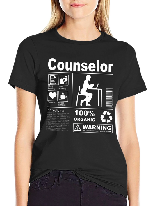 Counselor Organic Ingredients T-Shirt