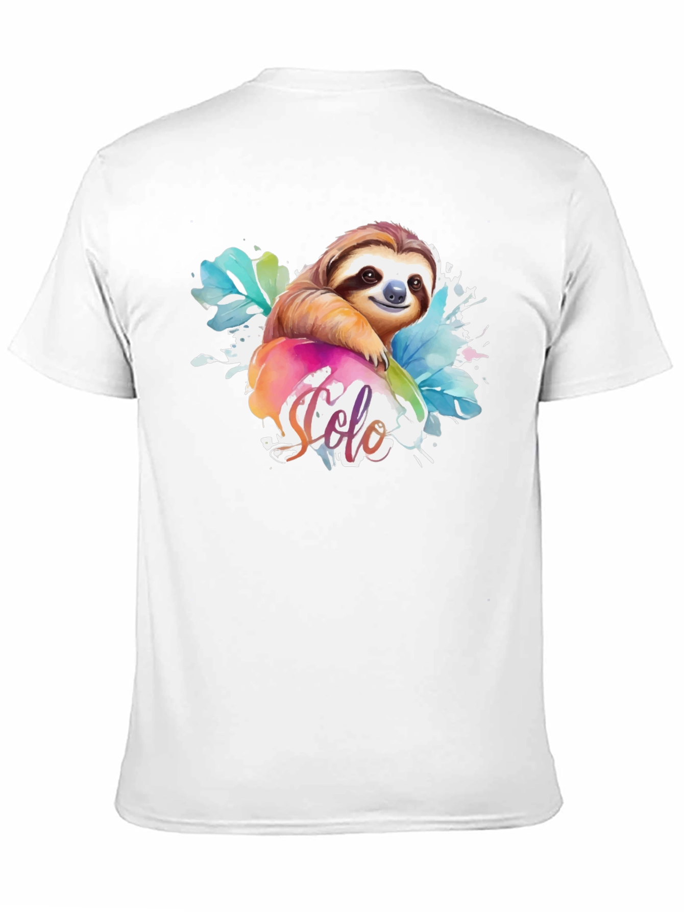 Cute Sloth Watercolor T-Shirt