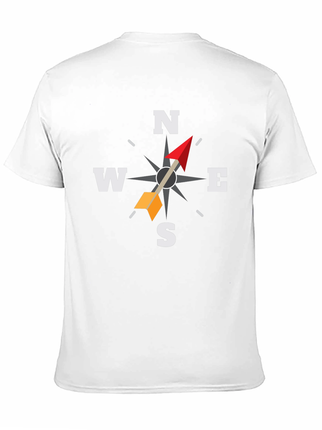 Compass Rose Graphic Tee - Black Adventure Shirt
