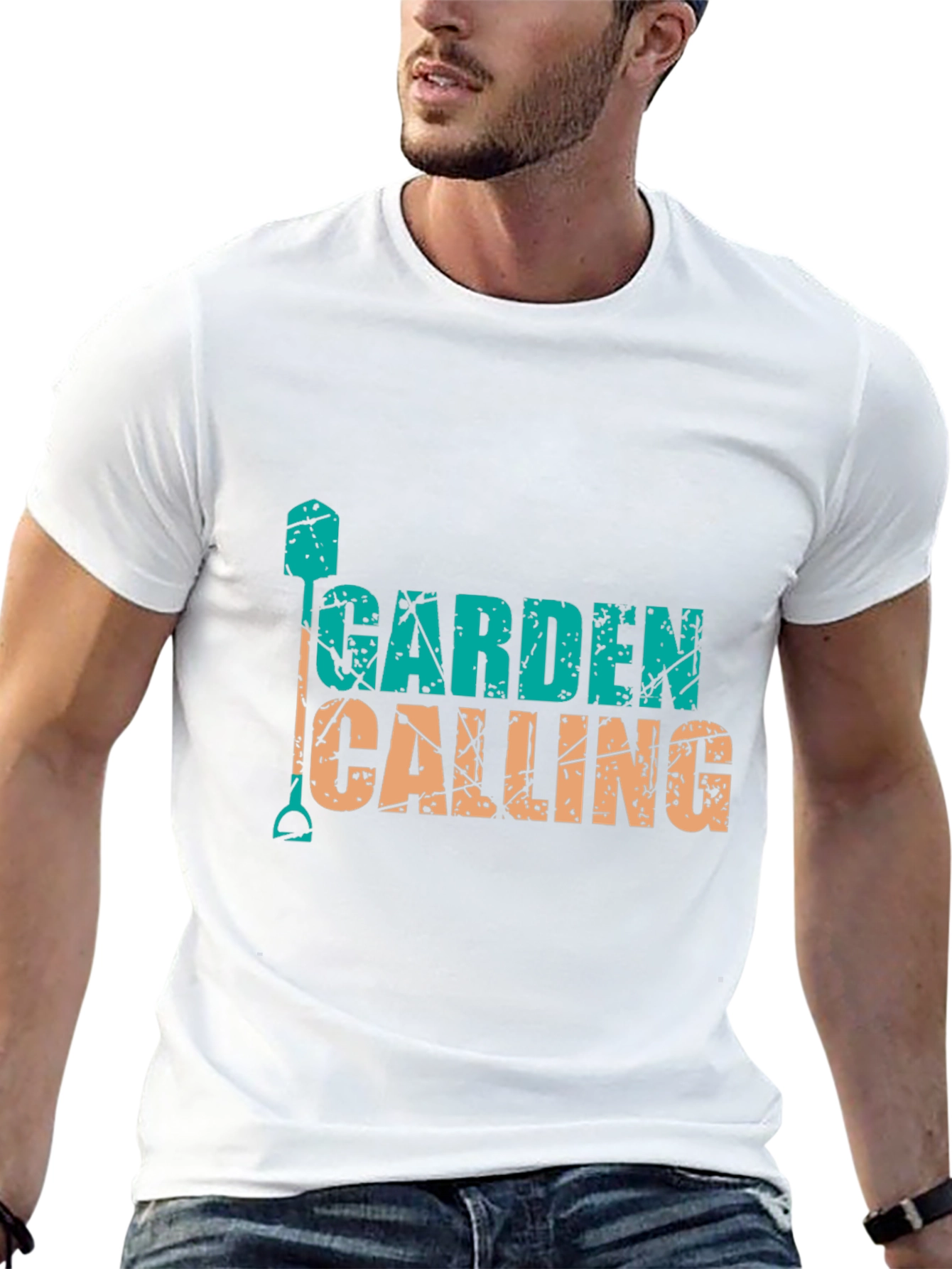 Garden Calling Black Tee