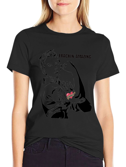 Frackin Amazing Rosie the Riveter Graphic Tee