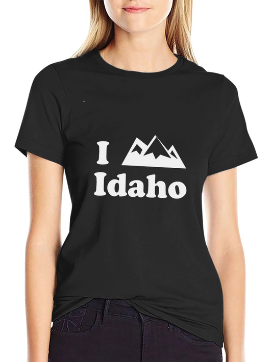 I Love Idaho Mountain Graphic T-Shirt