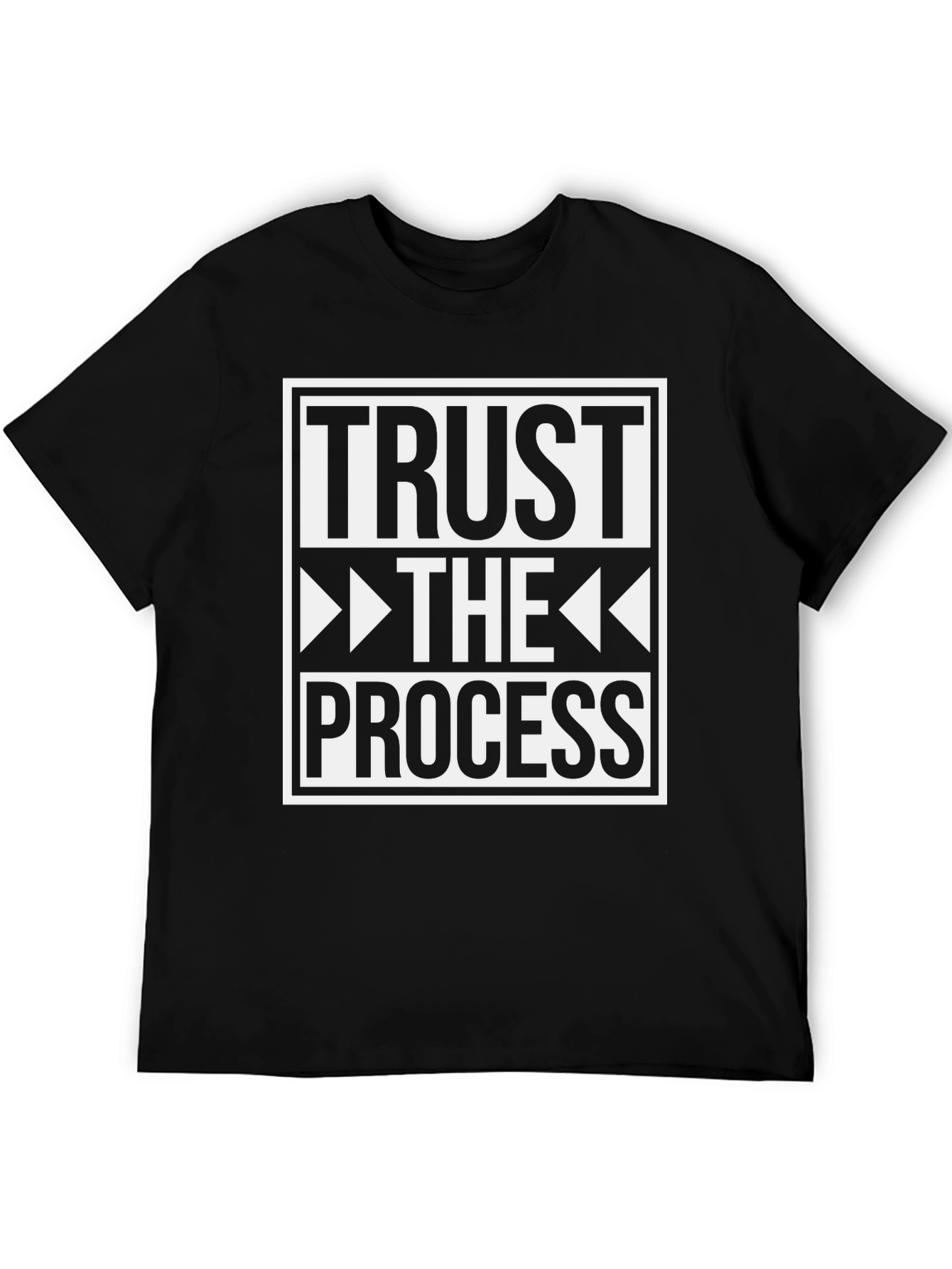 Trust the Process Graphic Tee - Black