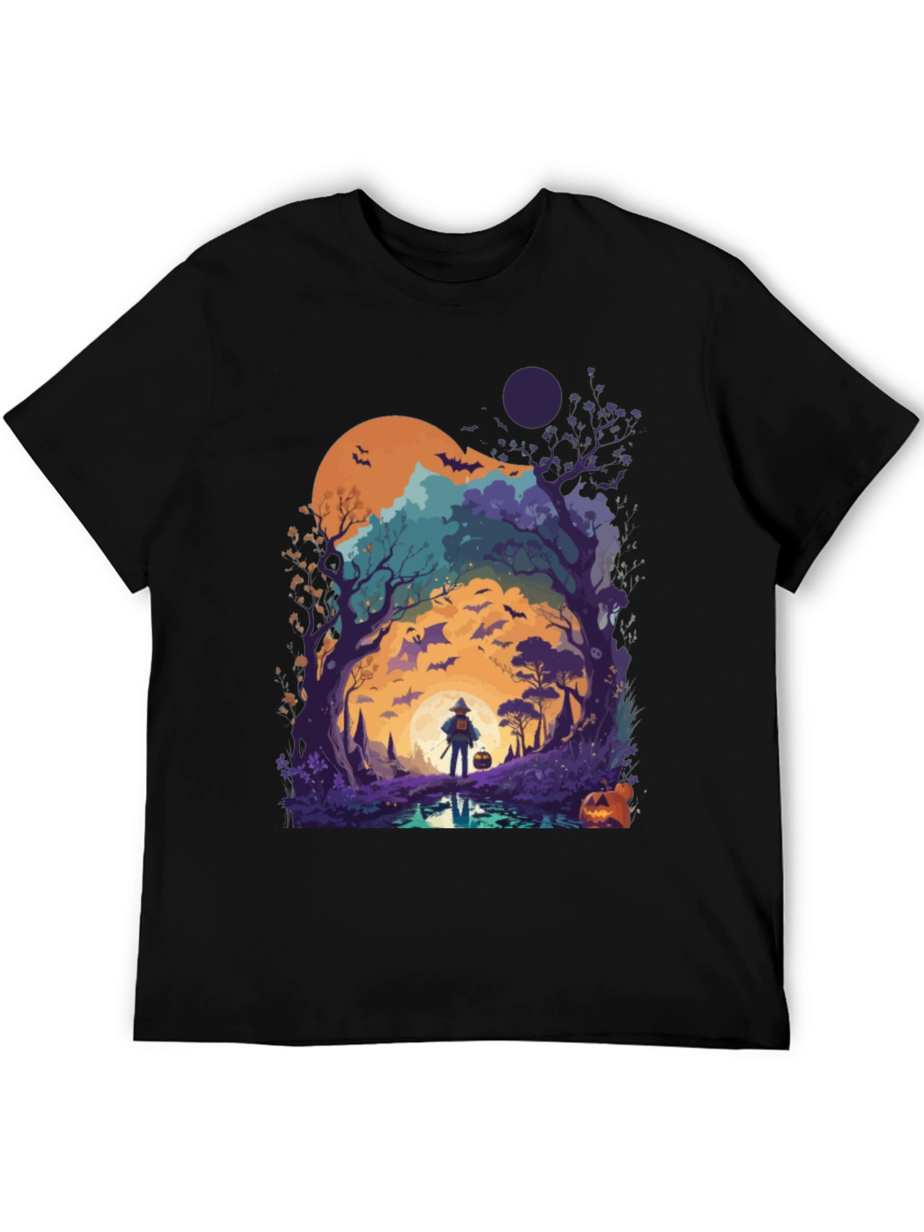 Halloween Nightscape Graphic Tee
