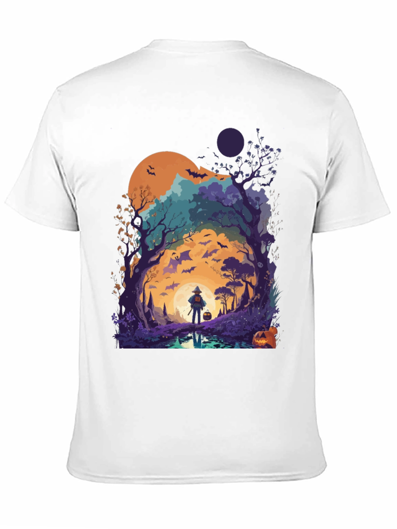Halloween Nightscape Graphic Tee