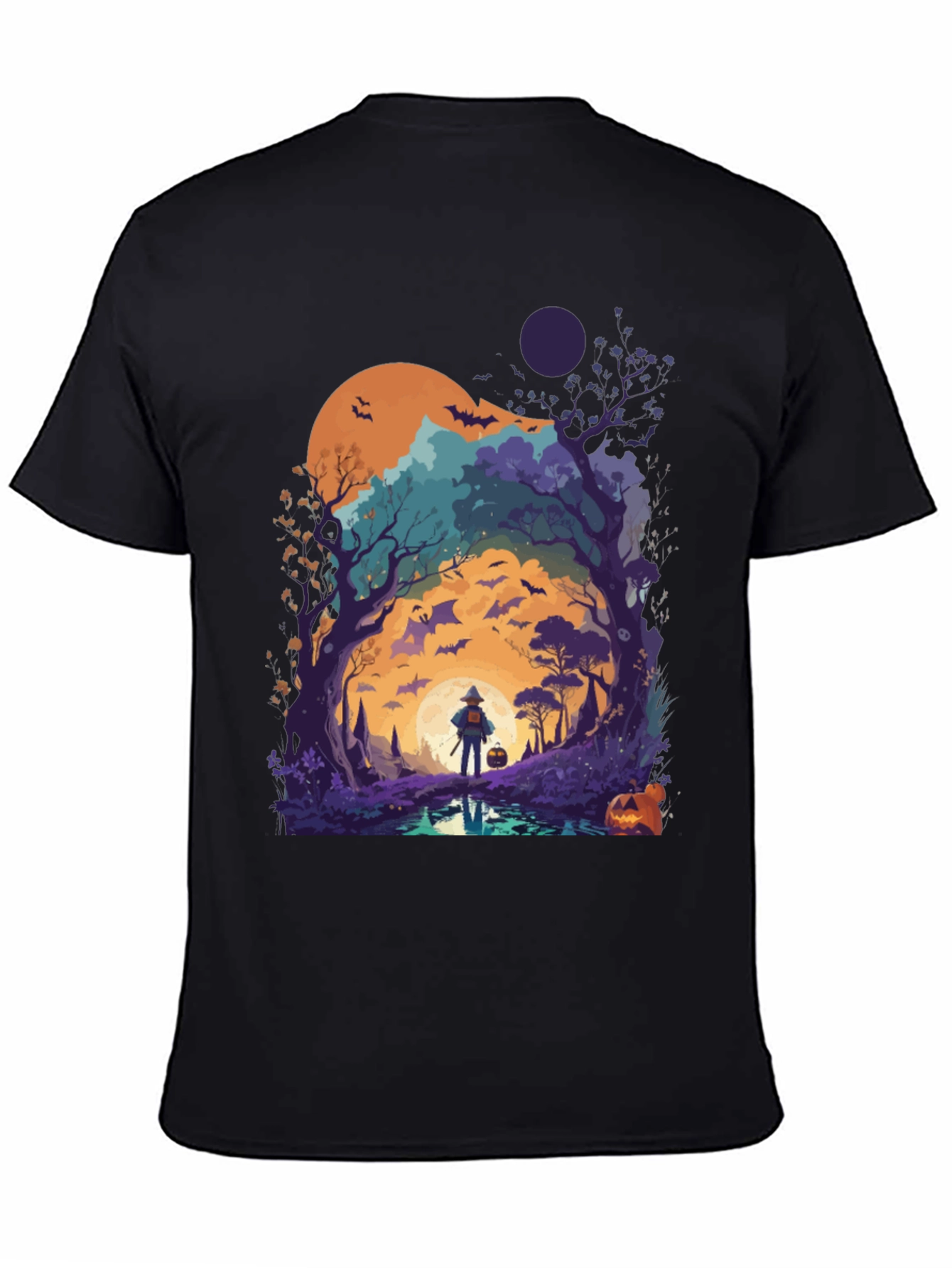 Halloween Nightscape Graphic Tee