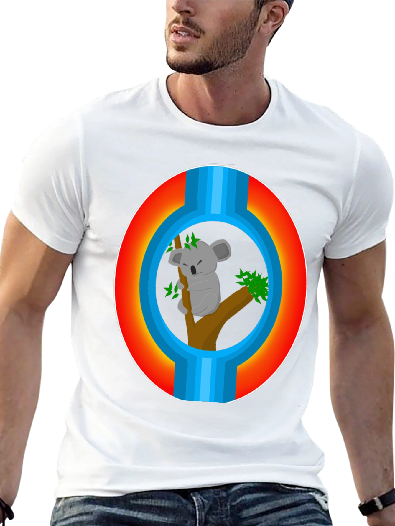 Koala Graphic Tee - Casual Comfort Unique Design