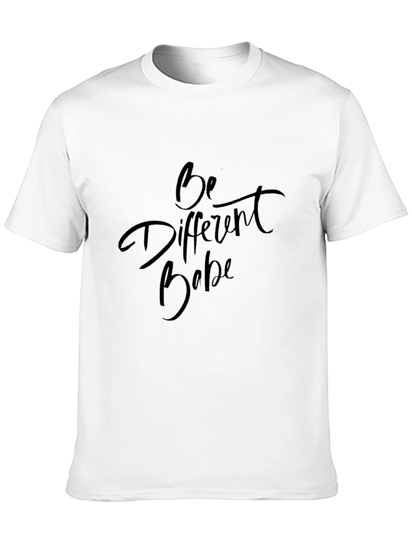 Be Different Babe Graphic Tee - Unisex Black T-Shirt