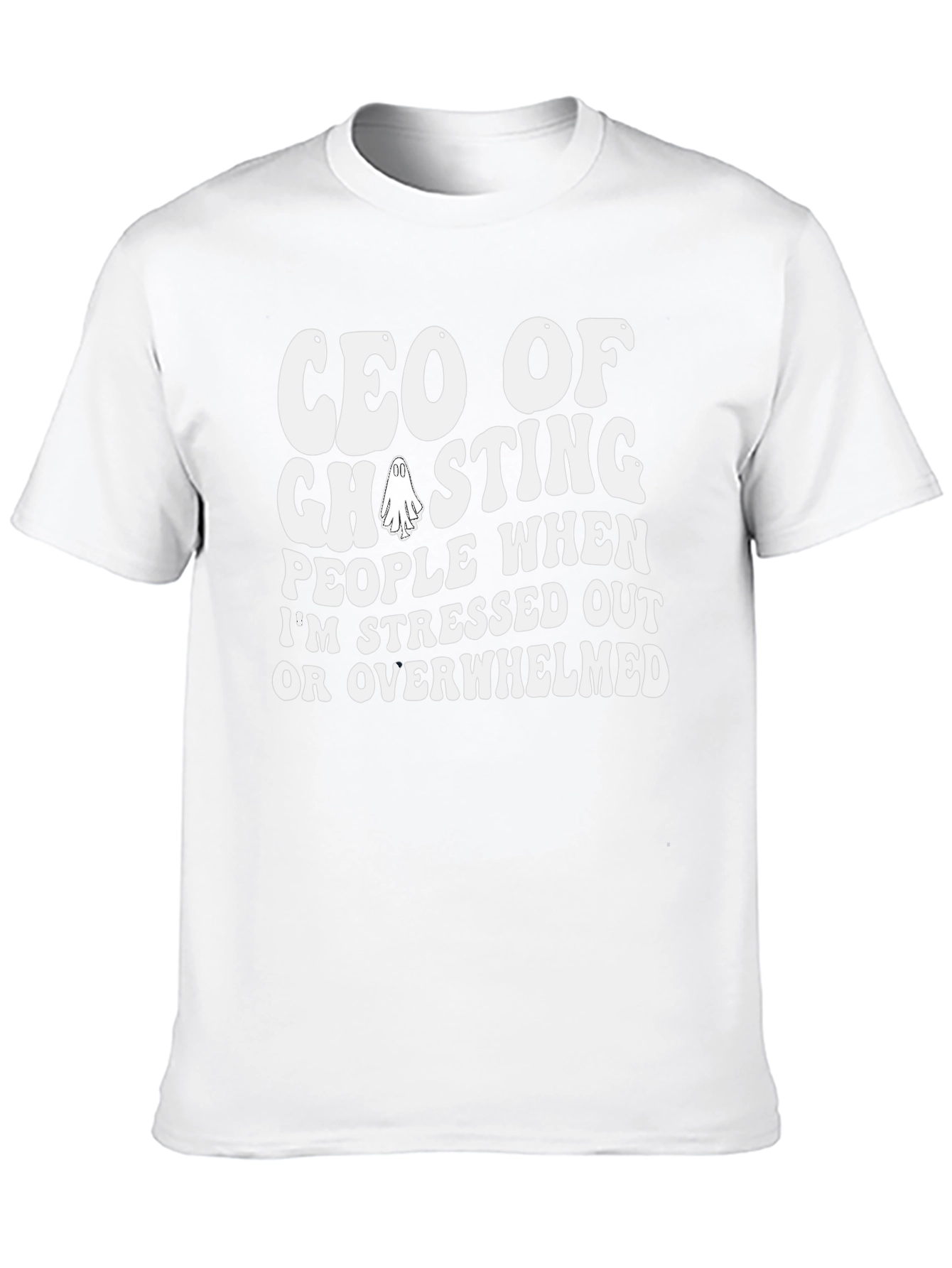 CEO of Ghosting T-Shirt Funny Introvert Tee
