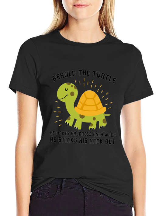 Behold the Turtle Graphic T-Shirt - Progress Humor Tee