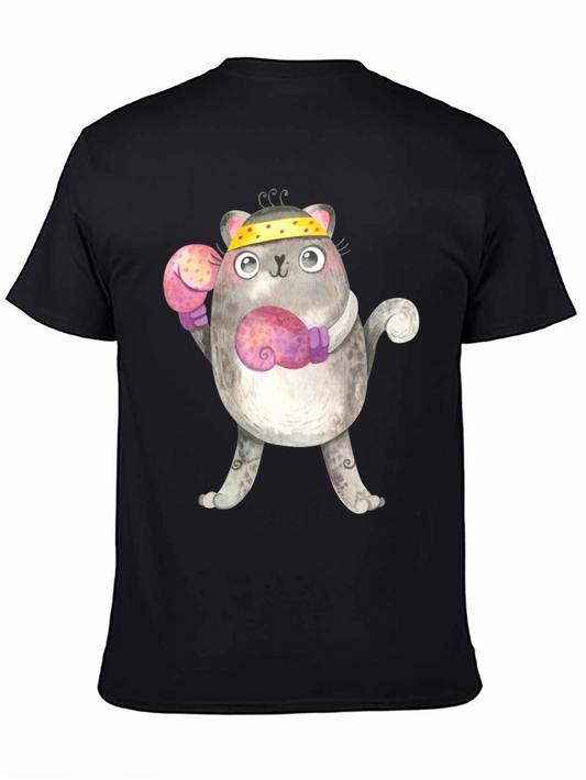 Funny Boxing Cat T-Shirt