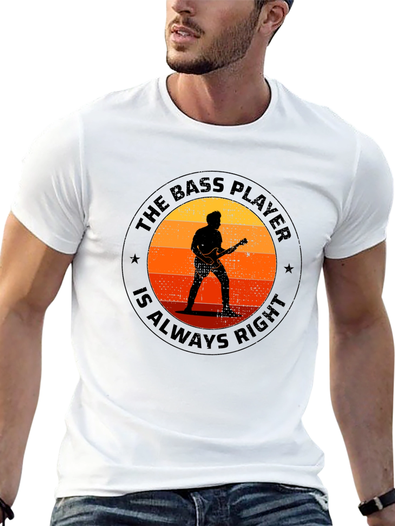 Bass Player Always Right Graphic Tee