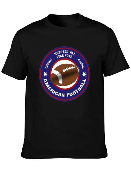 American Football Respect All Fear None Graphic Tee