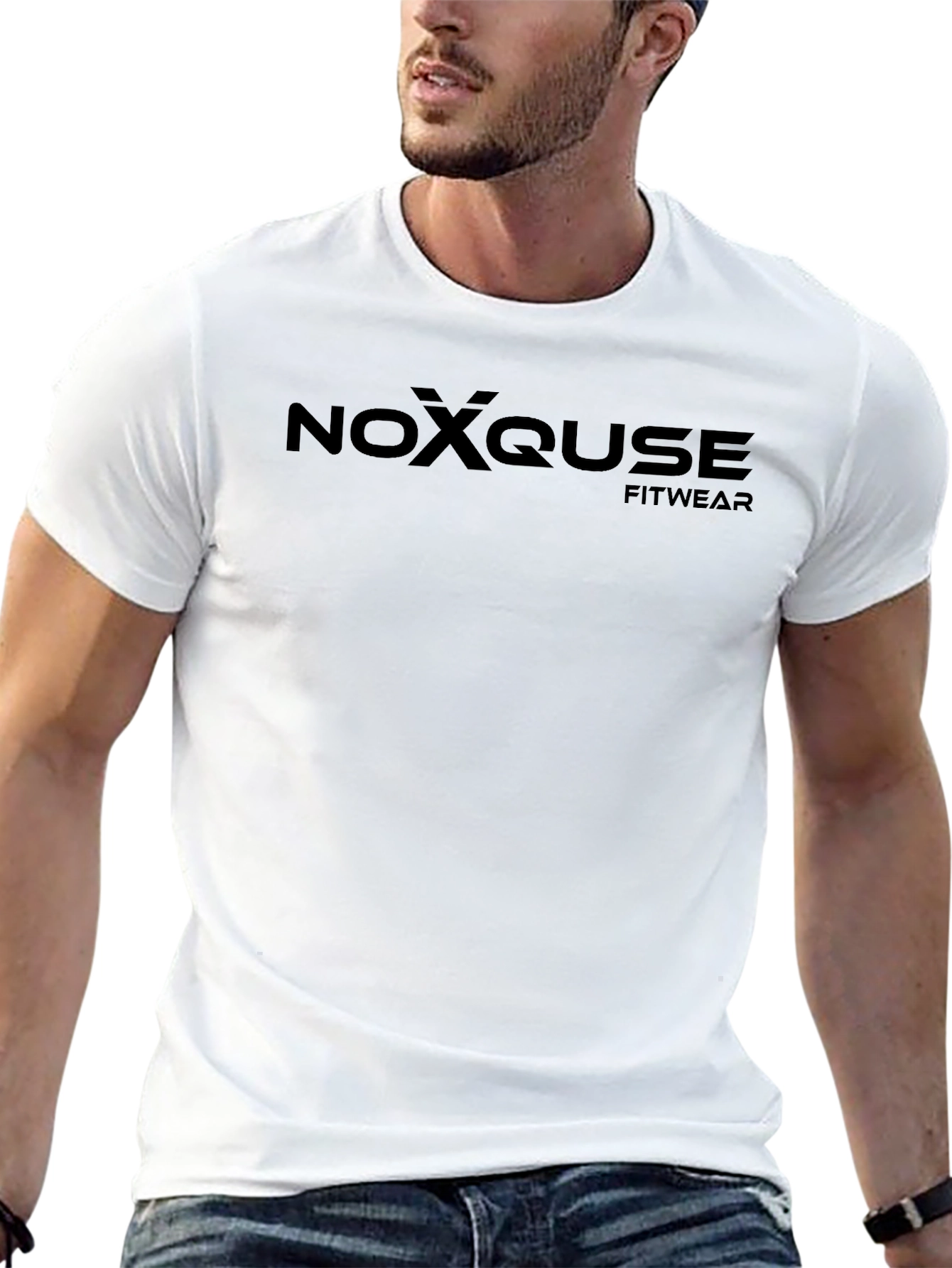Noxquse Fitwear Mens Black T-Shirt