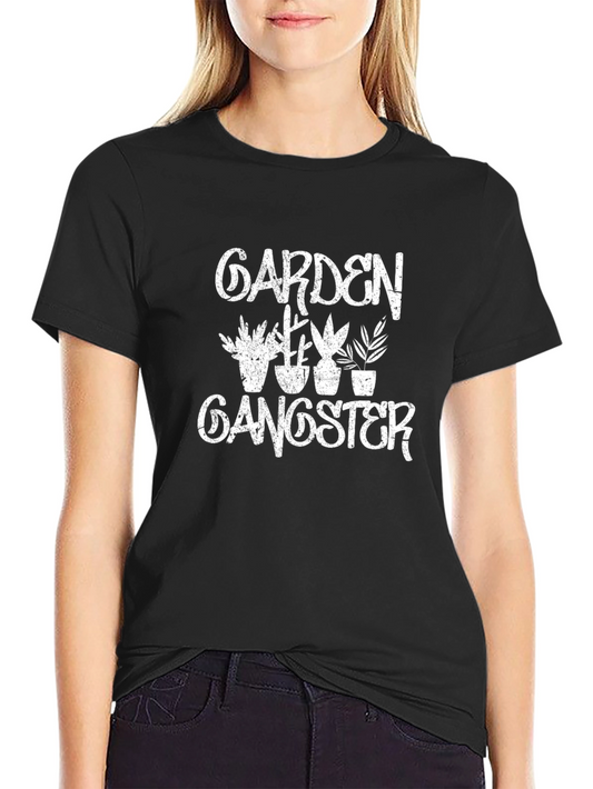 Garden Gangster Graphic Tee - Black