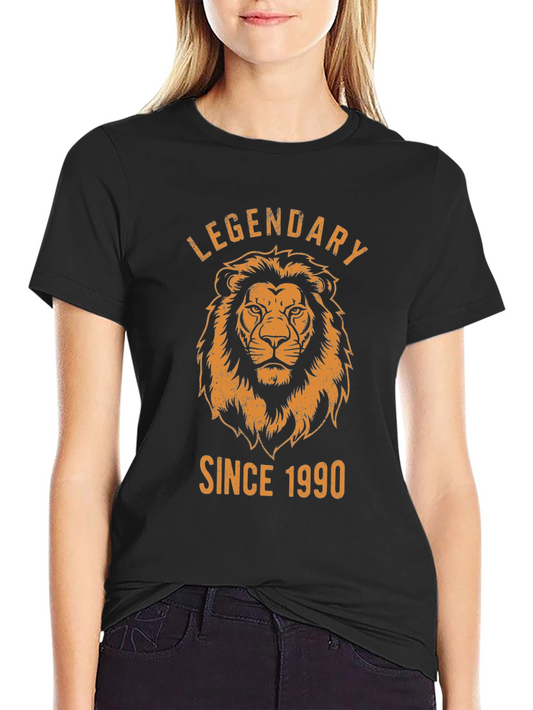 Legendary Since 1990 Lion Graphic T-Shirt