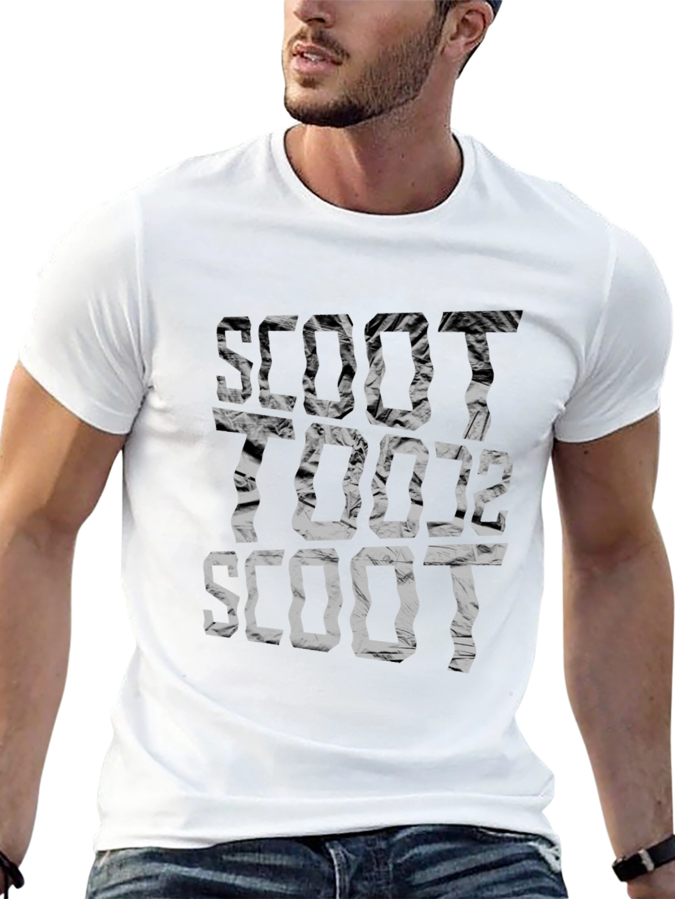 Scoot T-Shirt - Unique Distressed Graphic Tee