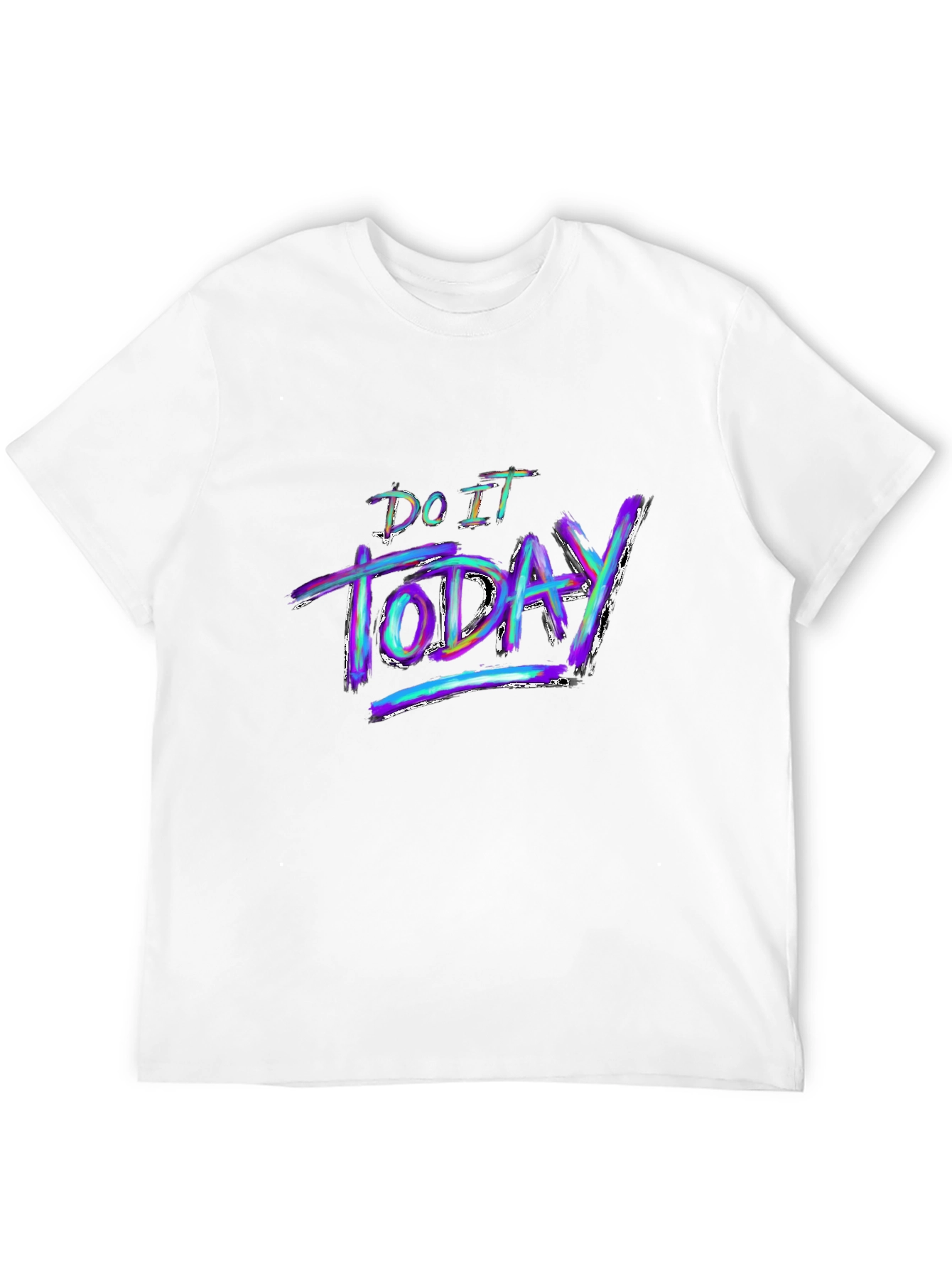 Do It Today Graphic Black T-Shirt