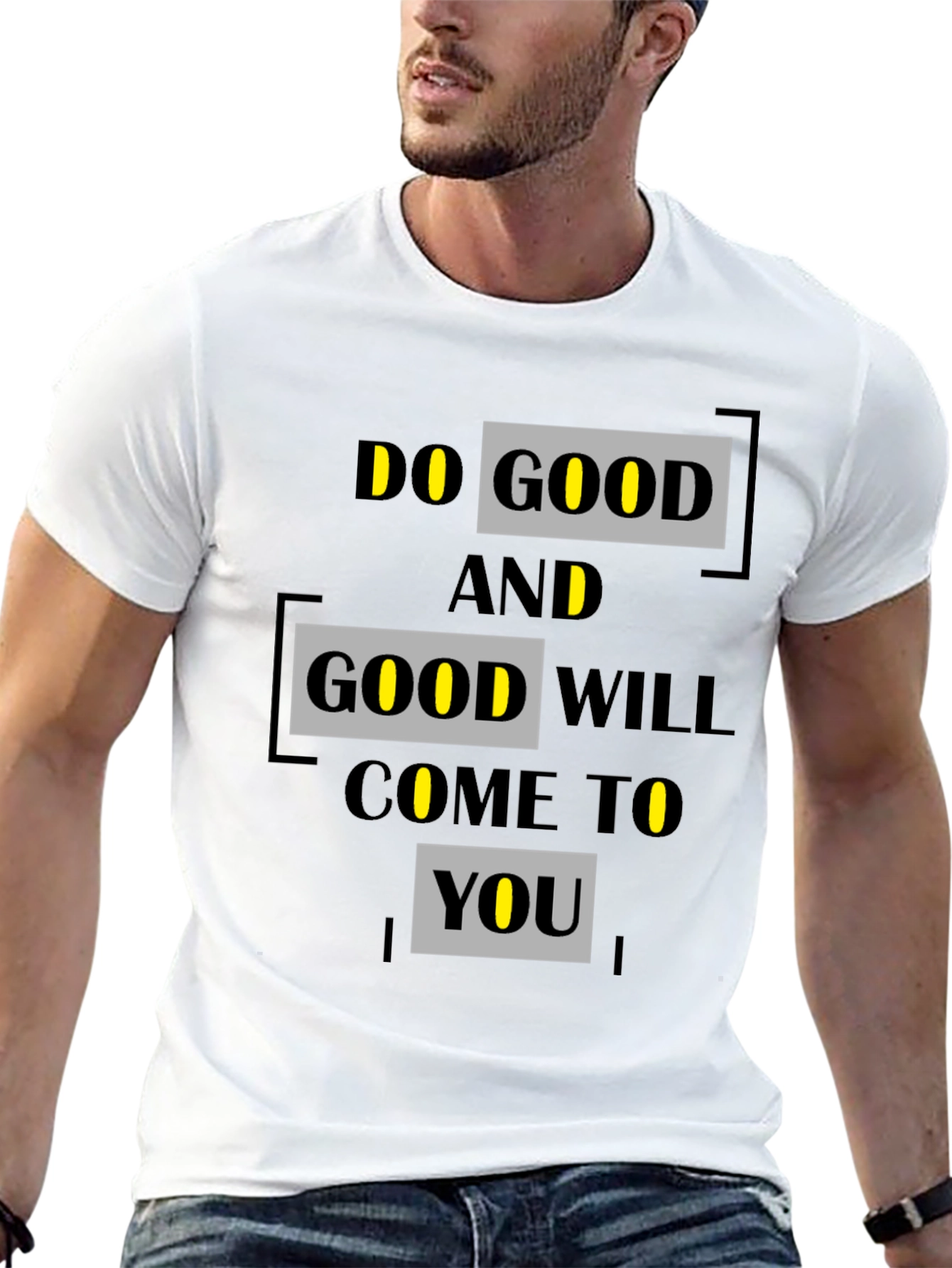 Do Good Graphic Print T-Shirt