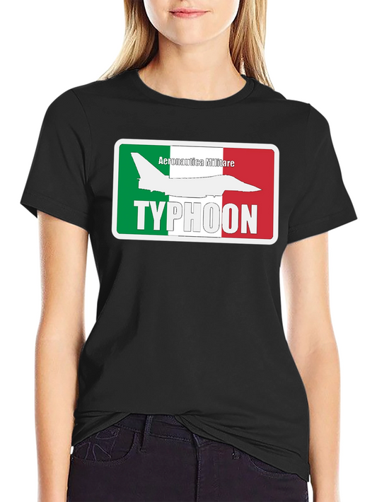 Italian Air Force Typhoon T-Shirt - Aviation Enthusiast Tee