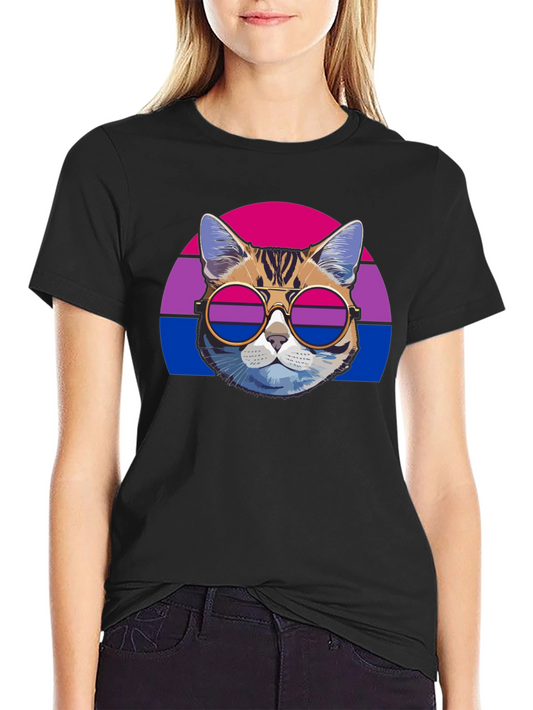 Cool Cat Bi Pride T-Shirt
