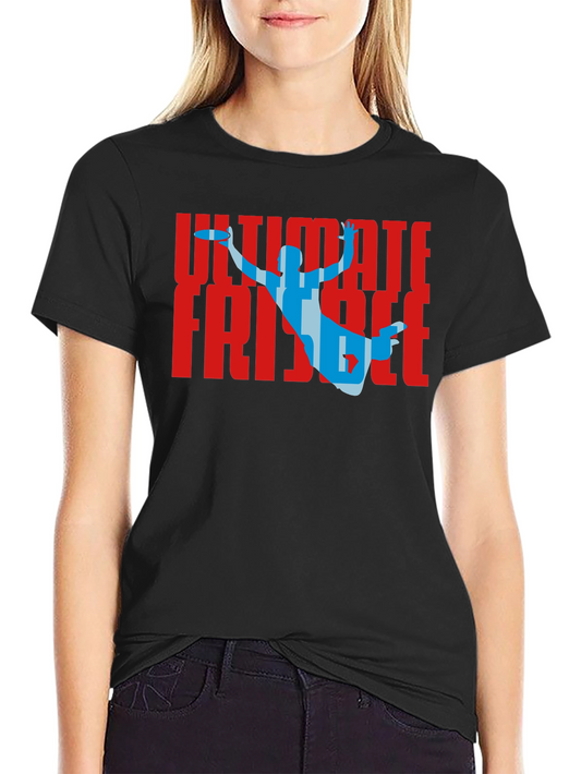 Ultimate Frisbee Graphic T-Shirt Sportswear