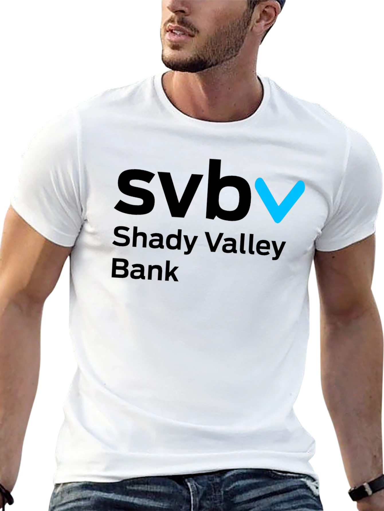 SVB Shady Valley Bank Black T-Shirt