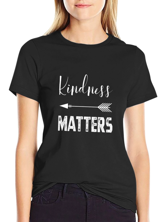 Kindness Matters Graphic T-Shirt - Black