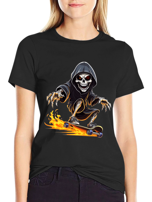 Grim Reaper Skateboard Graphic Tee