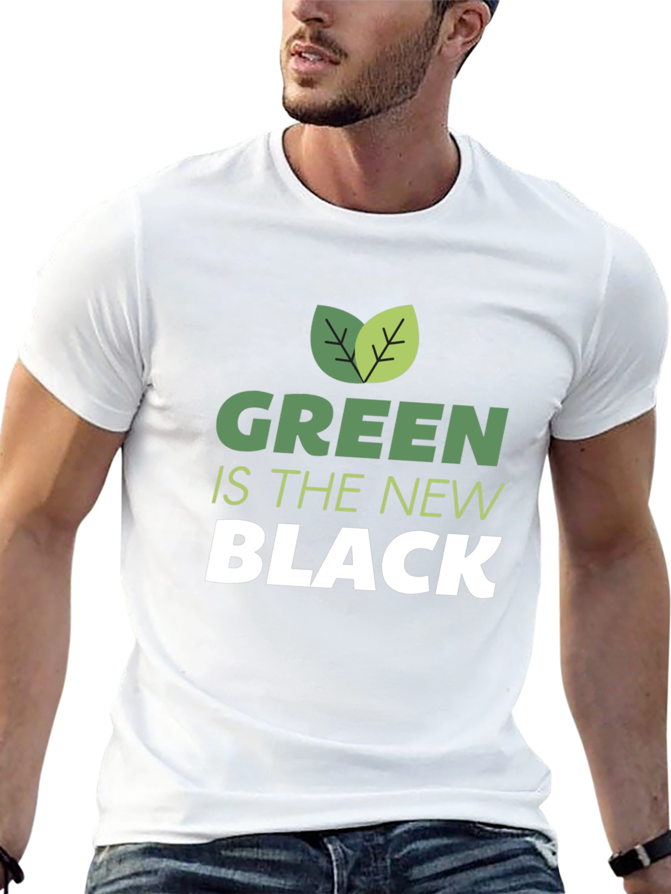 Green is the New Black Graphic T-Shirt