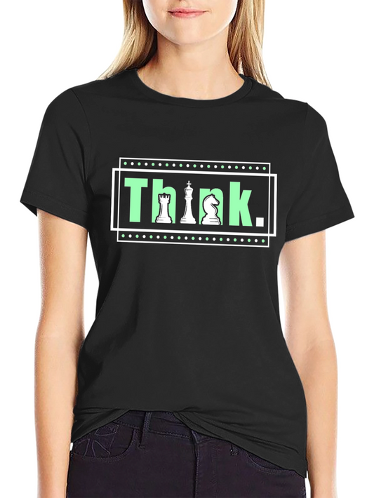 Think Chess Graphic T-Shirt - Stylish and Clever Design