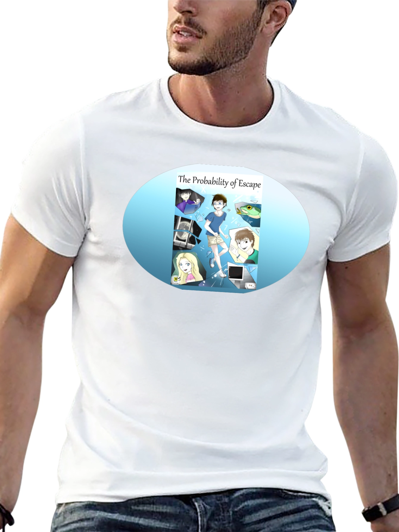 Probability of Escape Black Tee