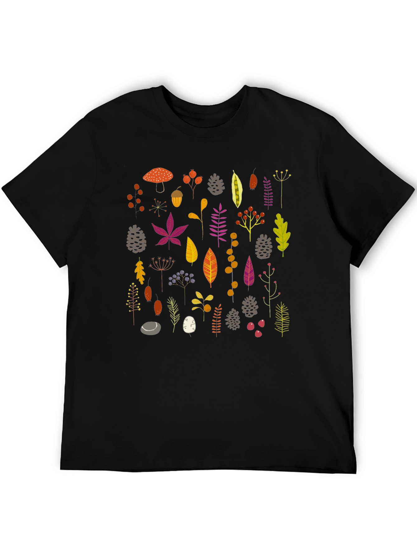 Autumn Forest Patterned T-Shirt
