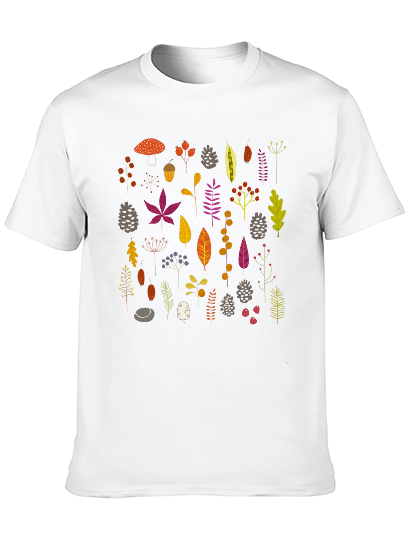 Autumn Forest Patterned T-Shirt