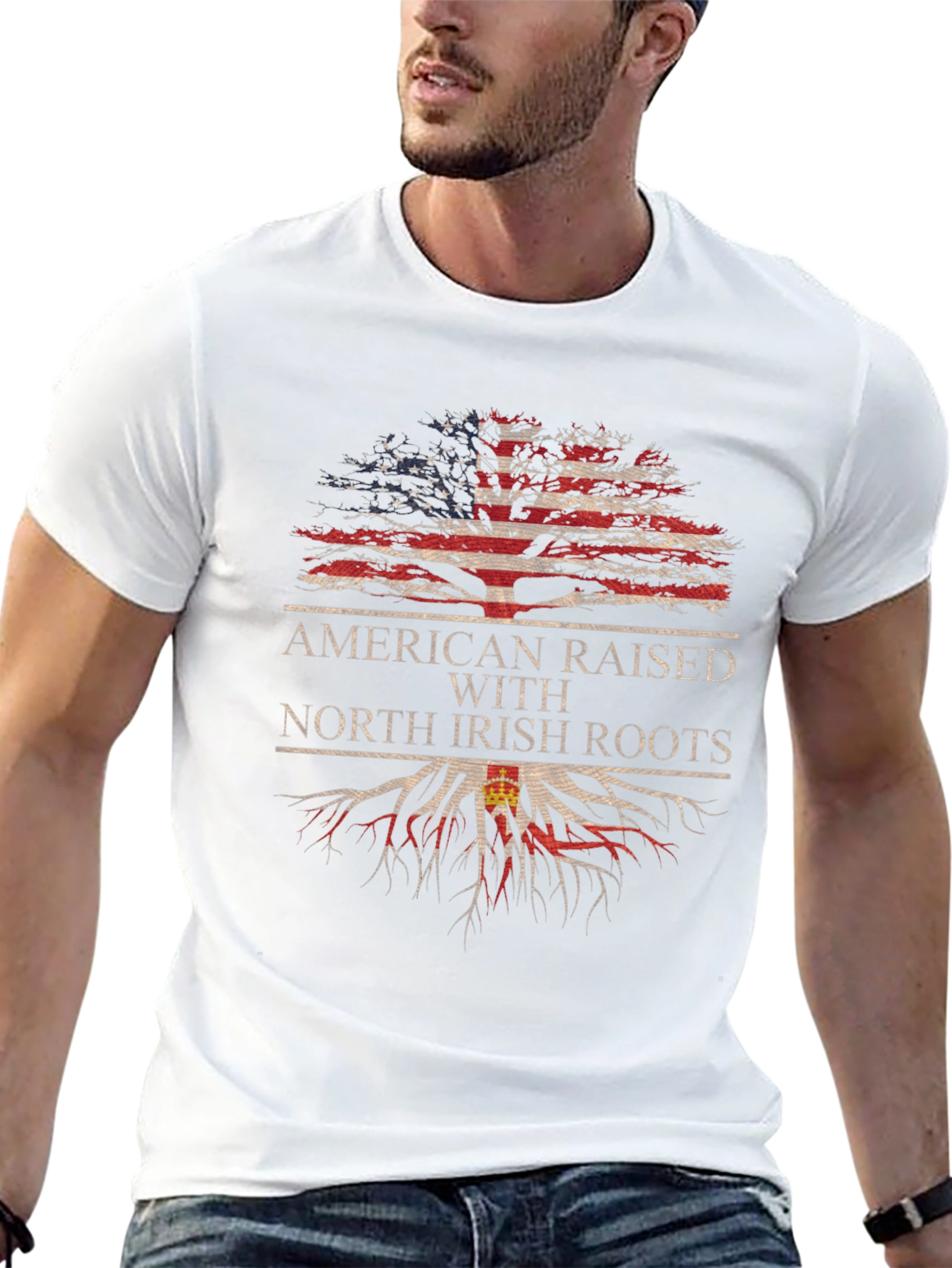 American Raised North Irish Roots T-Shirt