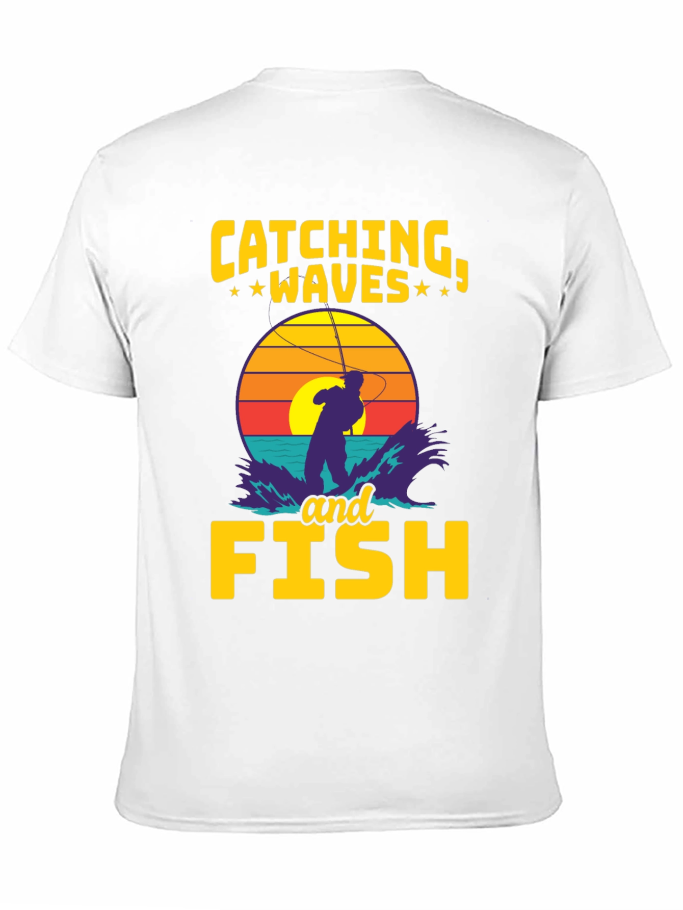 Catching Waves & Fish Graphic Tee