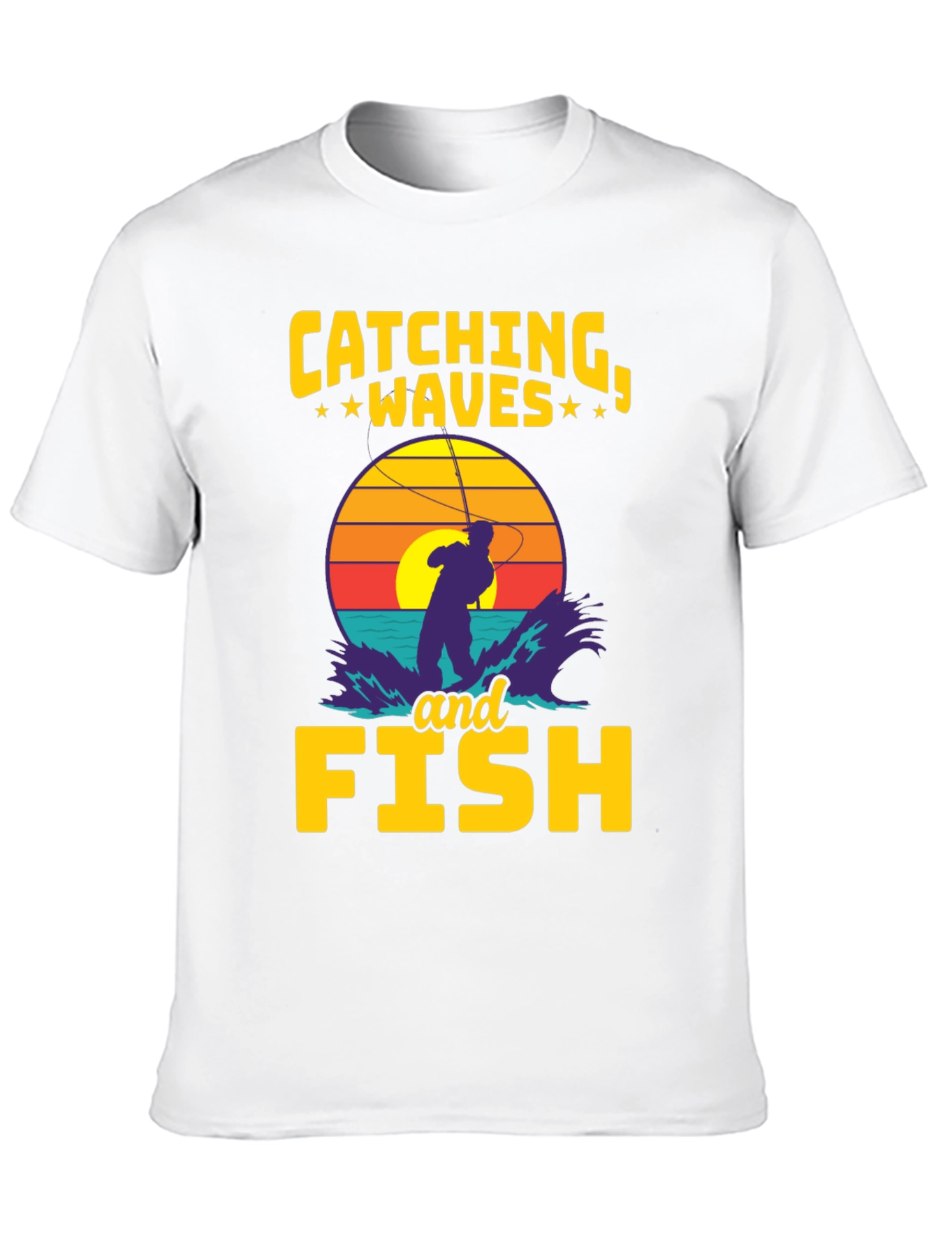 Catching Waves & Fish Graphic Tee
