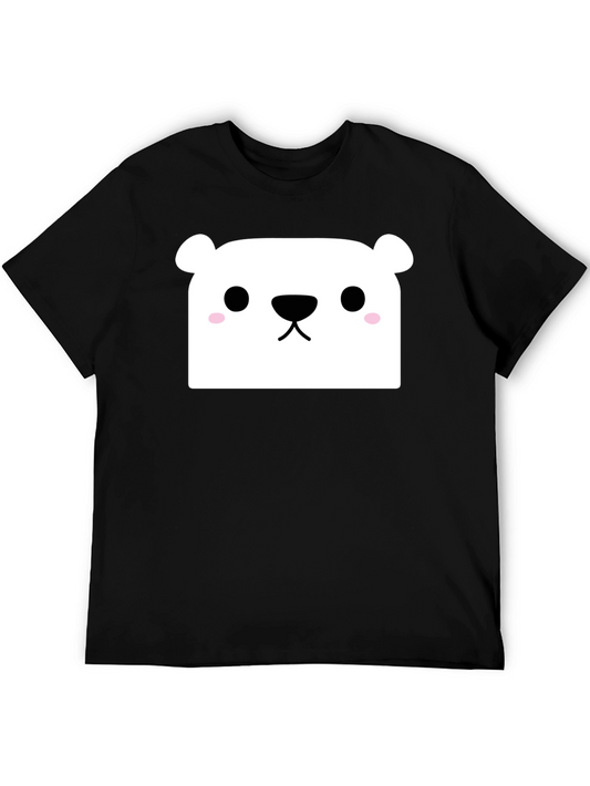 Cute Polar Bear Graphic T-Shirt - Soft Cotton Blend