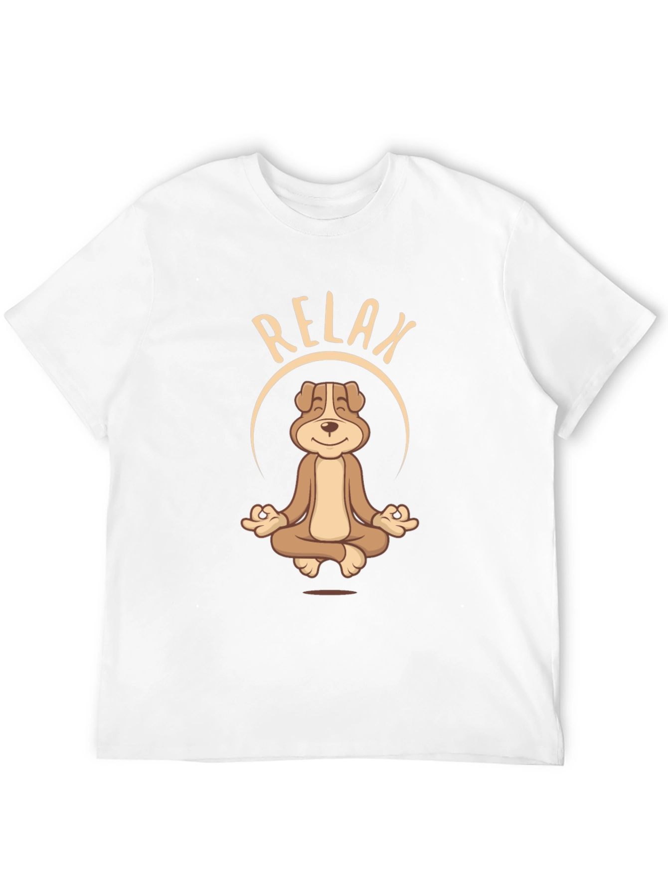 Relax Dog Meditation Graphic Tee