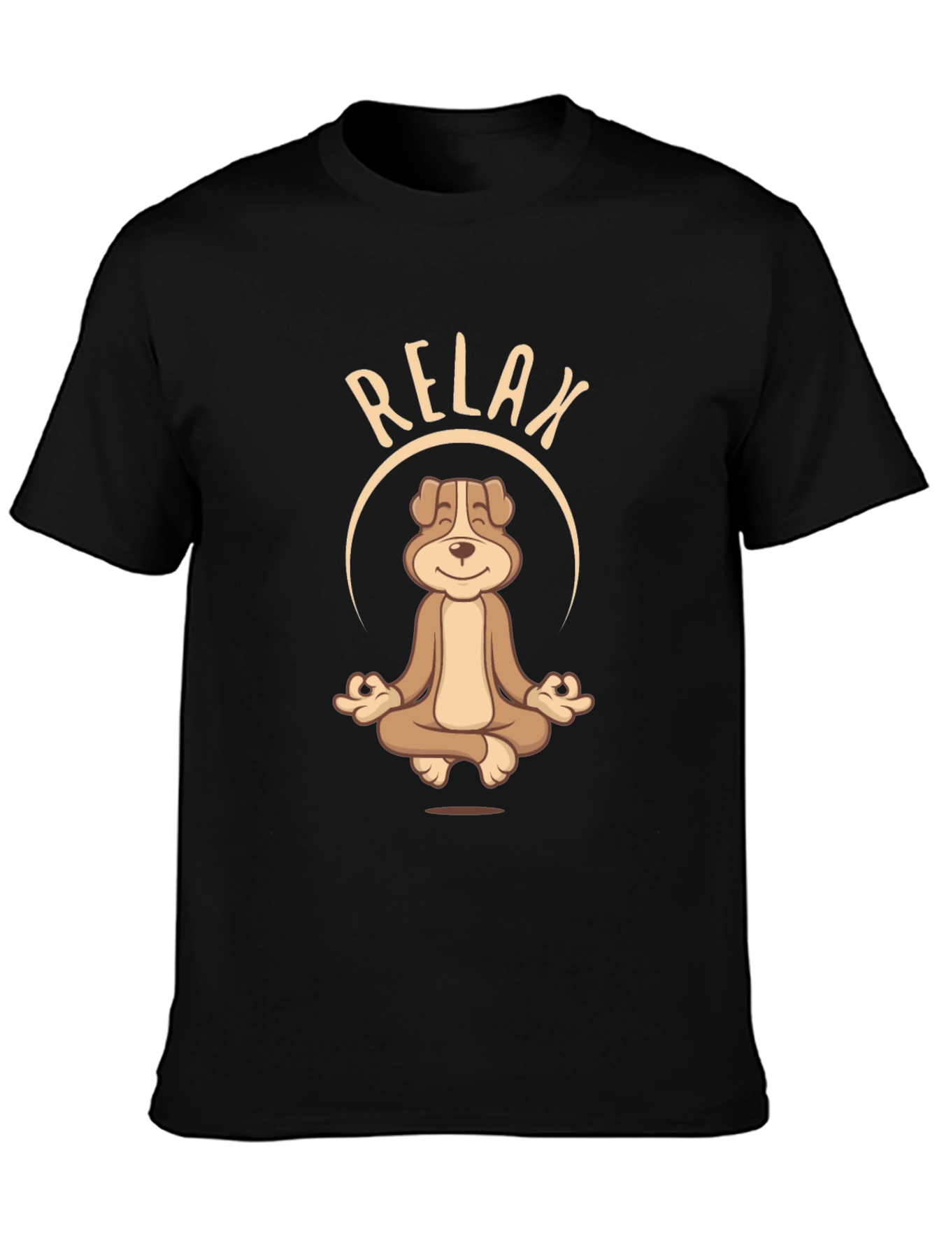 Relax Dog Meditation Graphic Tee